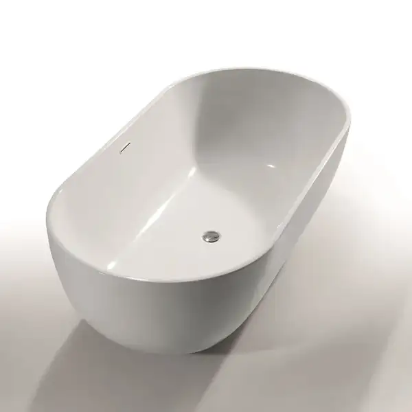 Ванна акриловая Devit Ovale 178 х 90 см + ножки и сифон (18090136) фото 2 Aquada.com.ua