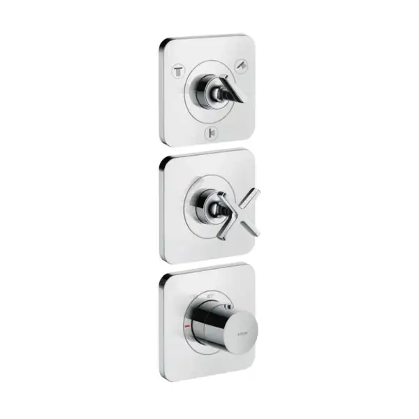 Термостат для душу Axor Citterio Е на 3 отвори, 3 функції, хром (36704000)