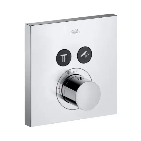 Термостат для душу Axor Shower Select square на 2 режиму, хром (36715000)