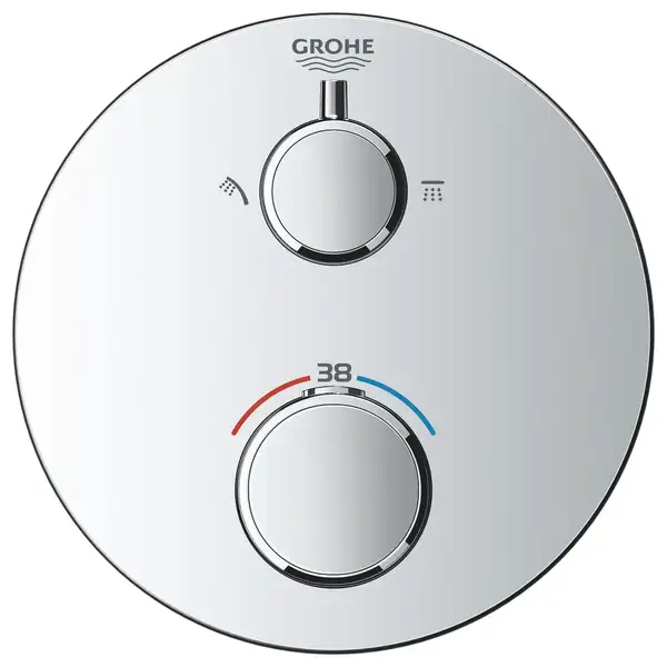 Термостат прихованого монтажу на 2 споживача Grohe Grohtherm Convent. Concealed (24076000)