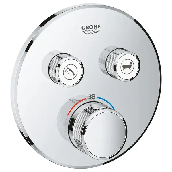 Grohe Grohtherm SmartControl Термостат на 2 споживача, хром (29119000)