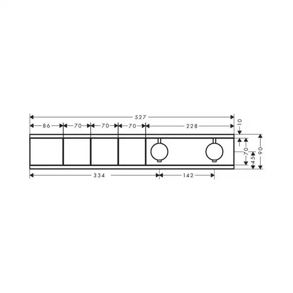 Hansgrohe RainSelect Термостат скрытого монтажа (15381000)