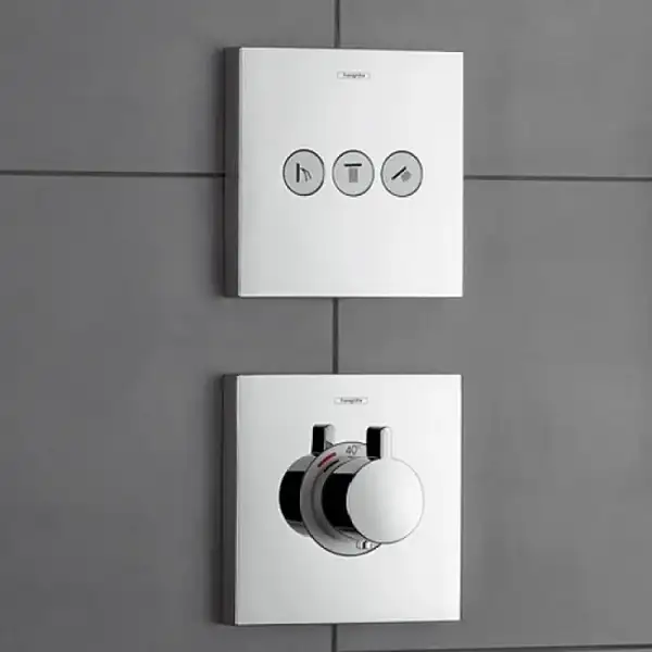 Термостат для душа Hansgrohe ShowerSelect Highflow (цвет - хром) (15760000) фото 2 Aquada.com.ua