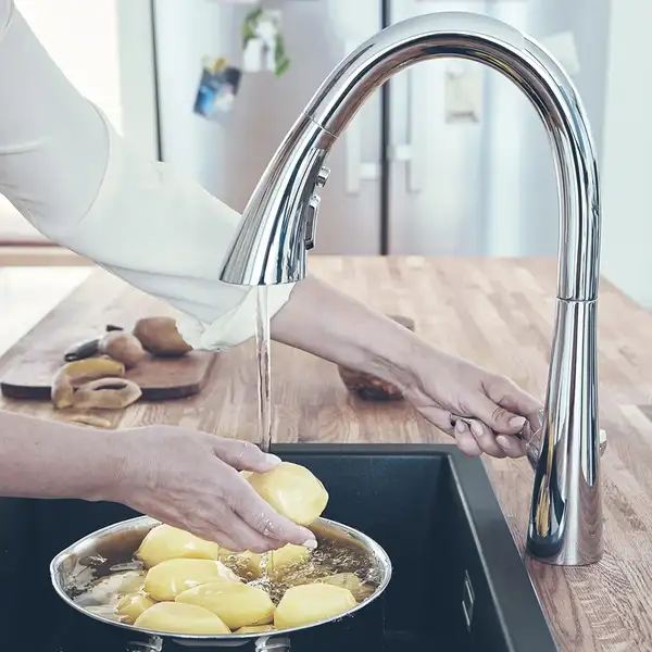 Grohe Zedra Змішувач для кухні, висувний, хром (32294002)