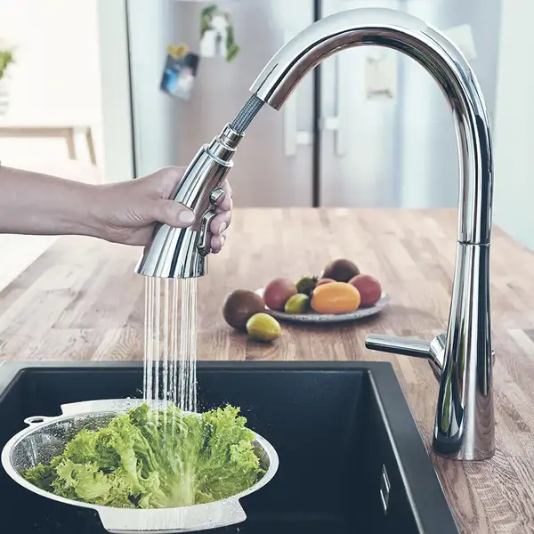 Grohe Zedra Змішувач для кухні, висувний, хром (32294002)