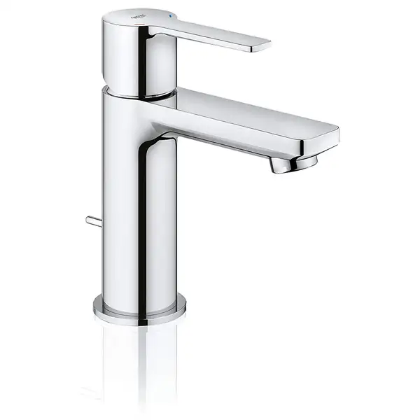 Смеситель однорычажный для раковины Grohe Lineare DN 15 XS-Size (цвет - хром) с доным клапаном (32109001) фото 8 Aquada.com.ua