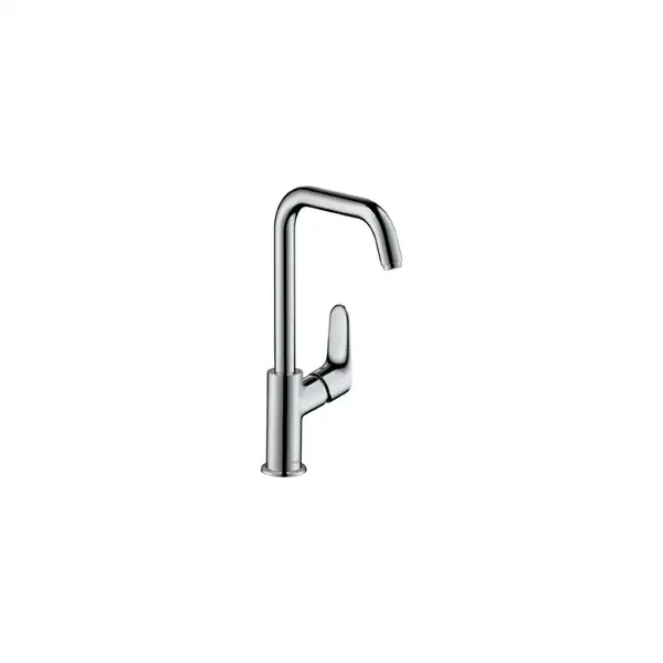 Смеситель для раковины, однорычажный Hansgrohe Focus E 2 (цвет - хром), с донным клапаном Push-Open (31609000) фото 1 Aquada.com.ua