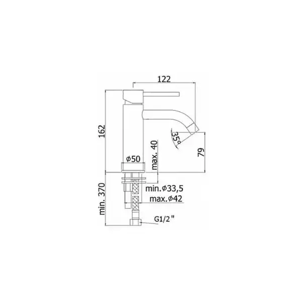 Paffoni Light Смеситель для раковины, хром (LIG071CR)