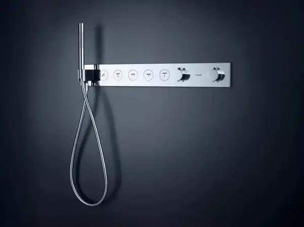 Термостат для скрытого монтажа Axor ShowerSolutions 670/90 на 5 потребителей (цвет - хром) (18358000) фото 2 Aquada.com.ua