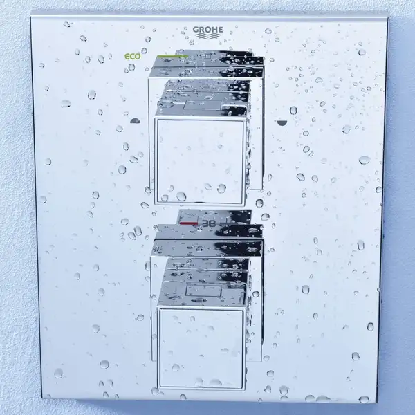 GROHE Термостат для ванны Grohtherm Cube (цвет - хром) (19958000) фото 5 Aquada.com.ua
