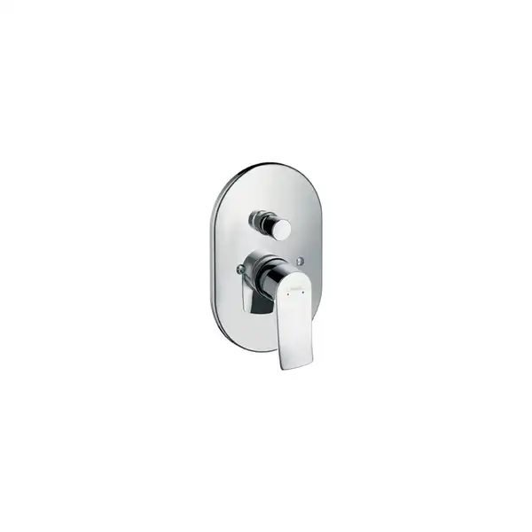 Смеситель для ванны, однорычажный Hansgrohe Metris (цвет - хром) (31484000) фото 1 Aquada.com.ua