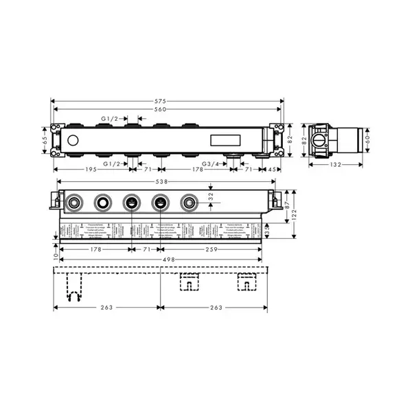 Hansgrohe RainSelect Прихована частина (15311180)