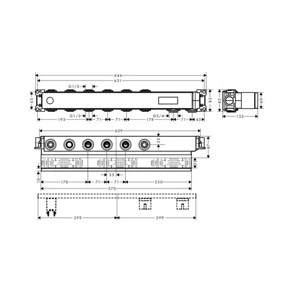 Hansgrohe RainSelect Прихована частина (15312180)