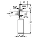 Дозатор рідкого мила Grohe Authentic 40537000
