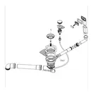 Сифон з переливом для мийки Hansgrohe D16-11 Automatic на 1 чашу, хром (43937000)