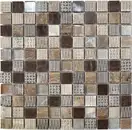 KOTTO Мозаїка СМ 3045 С3 Brown-Ebony-Beige Silver 300x300x9 Котто Кераміка (СМ 325045)