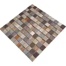 KOTTO Мозаїка СМ 3045 С3 Brown-Ebony-Beige Silver 300x300x9 Котто Кераміка (СМ 325045)