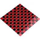 KOTTO Мозаїка GM 4003 CC black/red m 300 х 300 х 4   ( 25 х 25 ) Кераміка Лео , Україна (GM 425003)
