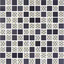 KOTTO Мозаїка скляна GMP 0825002 С2 print 2/black mat 300x300 (кубик 2,5х2,5) Кераміка Лео УКРАЇНА