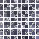 KOTTO Мозаїка скляна GMP 0825010 С2 print 10/black mat 300x300 (кубик 2,5х2,5) Кераміка Лео УКРАЇНА