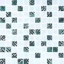 KOTTO Мозаїка скляна GMP 0825022 С2 print 24/white 300x300 (кубик 2,5х2,5) Кераміка Лео УКРАЇНА