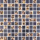 KOTTO Мозаїка скляна GMP 0825043 С2 print 41/black mat 300x300 (кубик 2,5х2,5) Кераміка Лео УКРАЇНА