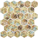 KOTTO Мозаїка HP 6021 Hexagon 295x295x9 Котто Кераміка