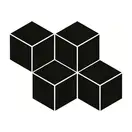Мозаїка пресована Універсальна Nero Romb Hexagon 20,4x23,8 код 1832 Ceramika Paradyz (M-P-204X238-1-UNIW.NEROHE)