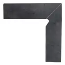 Цоколь Bazalto Grafit Правий 2 ел 8,1x30 код 5410 Ceramika Paradyz (Z---081X300-1-BAZA.GTPR-C)
