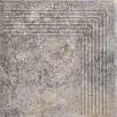 Сходинка кутова Viano Grys 30x30 код 4825 Ceramika Paradyz (Z---300X300-1-VIAN.GRSN-2)