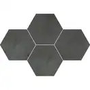 Мозаїка Town Antracite Heksagon 28,3x40,8 код 1412 StarGres (5903978231412)