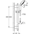 Душовий гарнітур з 3 режимами Grohe Rainshower Classic 130 (28767001)