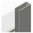 KOER SR SW01-90x200-TR-01 Бічна стінка, хром (KR5381)