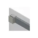 Koer SR SD02-140x200 Дверь в нишу, прозрачное стекло, хром (KR5383)