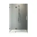 Koer SR SD04-120x200 Дверь в нишу, прозрачная, графит (KR5388)