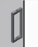 KOER SR SW04 Бічна стінка для душу, прозоре скло, хром (KR5389)
