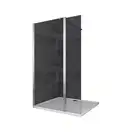KOER SR SP03-120x200-TR-01 Перегородка Walk-In, хром (KR5398)