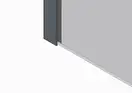 KOER SR SP03-120x200-TR-01 Перегородка Walk-In, хром (KR5398)
