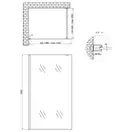 Qtap Walk-In Standard Душова перегородка, прозоре скло (STDCRM2011C8)