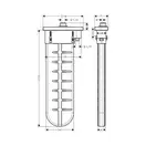 Шланг для лійки Hansgrohe SBox Square 145 (28010670)