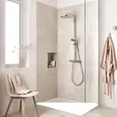 Душова система з термостатом для настінного монтажу Grohe Vitalio Start System 250 26816000