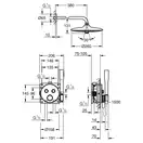Grohe Grohtherm SmartControl Душевая система, хром (34867000)