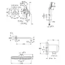 Душова система на 2 споживача прихованого монтажу Grohe Start UA25183007