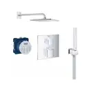 Комплект для душа Grohe Grohtherm Smartcontrol з Rainshower Mono 310 Cube, хром (UA26405SC0)