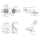 Grohe Eurosmart New Tempesta 250 Душевая система, хром (UA26416SC3)