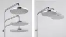 Logo Dual Shower System 6809105-00 верхній душ 200мм+ручний душ Kludi НІМЕЧЧИНА