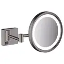 Зеркало косметическое с LED подсветкой Hansgrohe AddStoris, матовый чёрный хром (41790340) фото 1 Aquada.com.ua