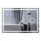 Дзеркало Mixxus Premium QUADRO MR20-100x70 з Led Touch, Anti-fog, димером, регулятором яскравості, (MP6622)