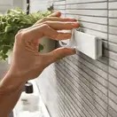 Гачок для рушників Hansgrohe WallStoris тонкий (2 штуки) 3,9 x 3,2 x 1,0 см, Matt White (27929700)