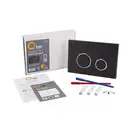 Qtap Nest Клавіша змиву, матовий чорний (QT0111M11V1146MB)